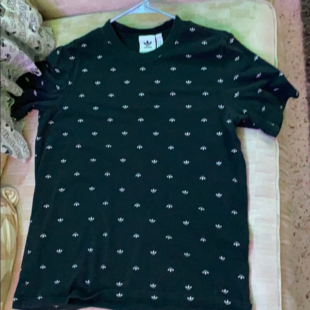 Adidas logo print tee